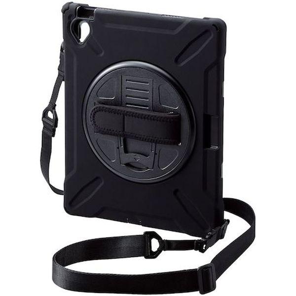 TBA22RHVHBK iPad10.9 第10世代用フルプロテクトケース ショルダーベルト付 スタンド付 ブラック TBA22RHVHBK-TN WO店