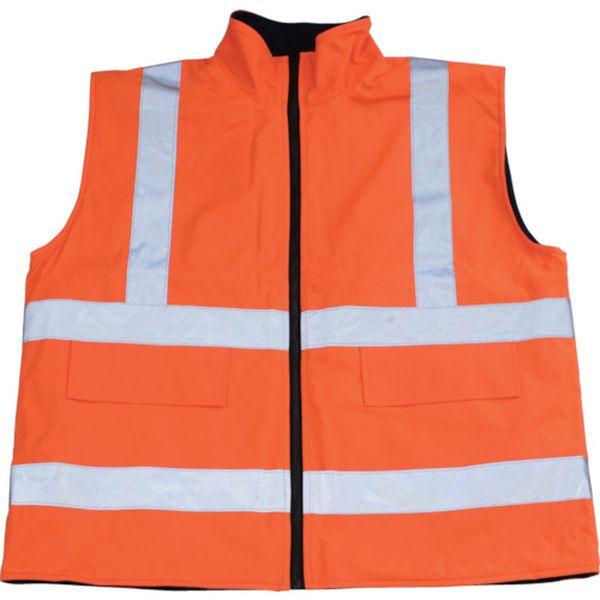 TFABORXL  トラスコ中山(株) TRUSCO フリース付安全ベスト XL オレンジ TFABORXL-TN WO店