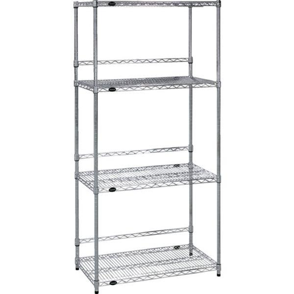 ステンレス製メッシュラック W905XD305XH1838 4段 バックバー付 TSMBB6334-TN WO店