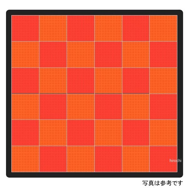 テックタイル TECTile Car-Sセット 2080mm×4060mm 赤/オレンジ TECTILE-GARAGE0005-RD-OR WO店