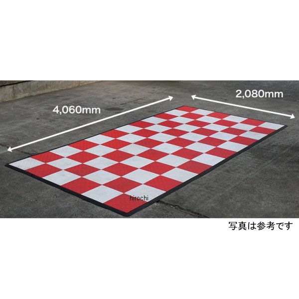 テックタイル TECTile Car-Sセット 2,080mm×4,060mm 白/青 TECTILE-GARAGE0005-WH-BL WO店