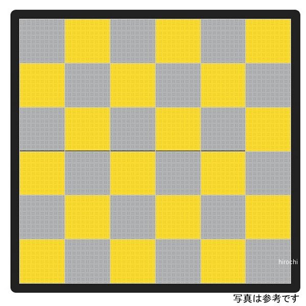 テックタイル TECTile Car-Mセット 2,740mm×5,380mm ライトグレー/黄 TECTILE-GARAGE0006-LGR-YE WO店