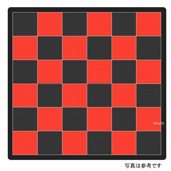 テックタイル TECTile 1小間セット 2,740mm×2,740mm 黒/赤 TECTILE-TENJI0001-BK-RD WO店