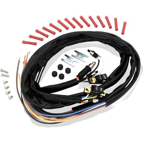 Twin Power 73-81 Big Twin and XL Black Handlebar Bar Switches With Wires twp601625 WO店