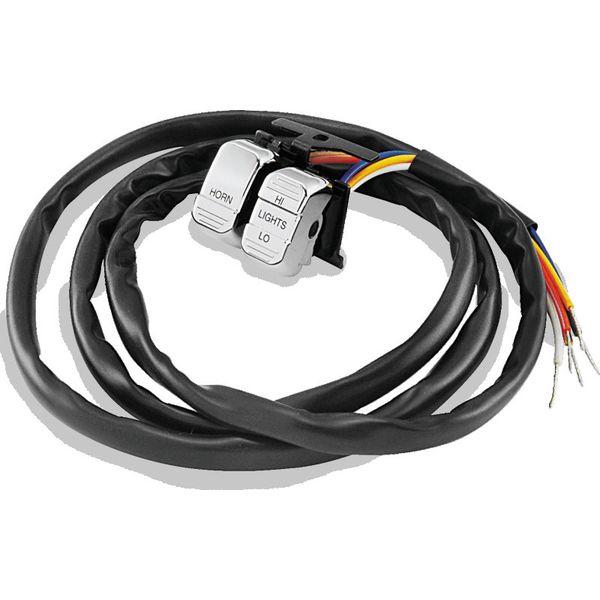 Twin Power 96-13 Big Twin XL V-Rod Chrome Horn/Dimmer Switch Replaces H-D 71597-96 71682-06A twp601696 WO店