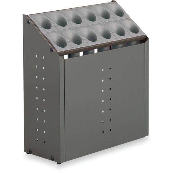 UB2852126 (株)テラモト テラモト シュート式傘立て オブリークアーバン(12本収納)グレー UB2852126-TN WO店