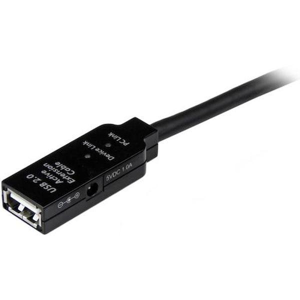 USBケーブル/A-A/5m/USB 2.0/アクティブ延長/オス・メス/BK USB2AAEXT5M-TN WO店_1