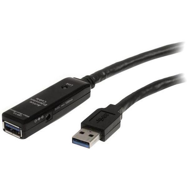 USBケーブル/A-A/10m/USB 3.0/アクティブ延長/オス・メス/BK USB3AAEXT10M-TN WO店