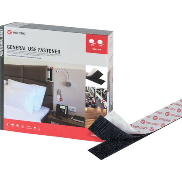VELPS20006  VELCRO［［R上］］結束テープ 多用途タイプ 幅50mm×長さ5m 黒 VELPS20006-TN WO店