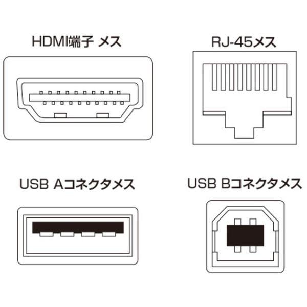 VGAEXHDU サンワサプライ(株) SANWA HDMI＋USB2.0エクステンダー VGAEXHDU-TN WO店_5