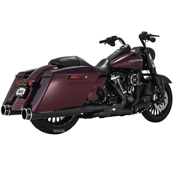 バンス＆ハインズ 4.5インチ スリップオンマフラー トルカー450 17年-21年 FLH、FLT マシンカット VH0339-TR WO店