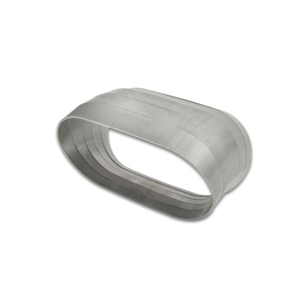 Vibrant Vertical 304 SS Nominal 3 in. Oval / 3.10 in. Centerline Radius, 9 degree per cut -Set of 5 vib13576 WO店