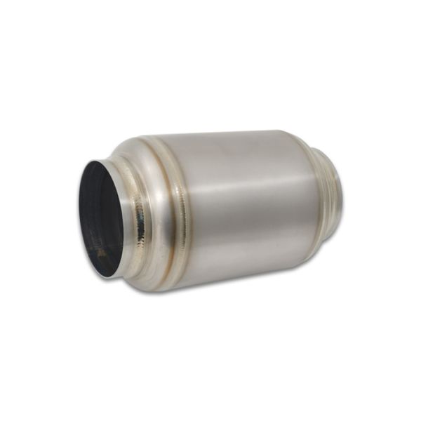 Vibrant Titanium Muffler w/Natural Tip 4in. Inlet / 4in. Outlet / 5.875in Dia vib17640 WO店