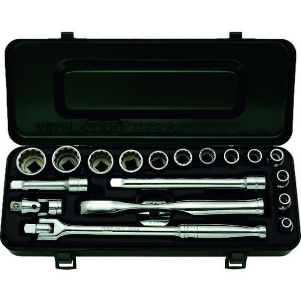 旭金属工業(株) ASH レボウェイブ12角ソケットセット3/8(9.5)×19PCS VO3122-TN WO店