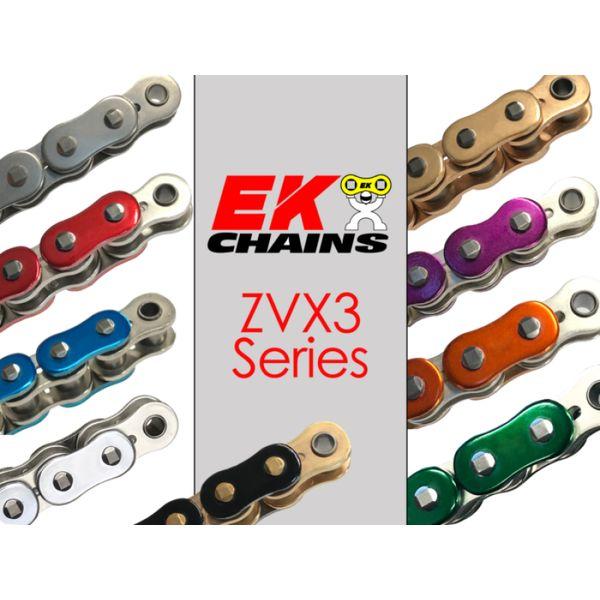 Vortex Racing EK 525 ZVX3 Rivet Master 120 Links- Metallic Blue vtx525ZVX3-120AB WO店