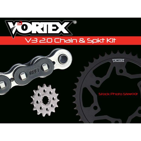 Vortex Racing V3 2.0 Chain and Sprocket Kit 3273-15,251AK-46 ,520SX3-108- Black vtxCK2231 WO店 42,021円
