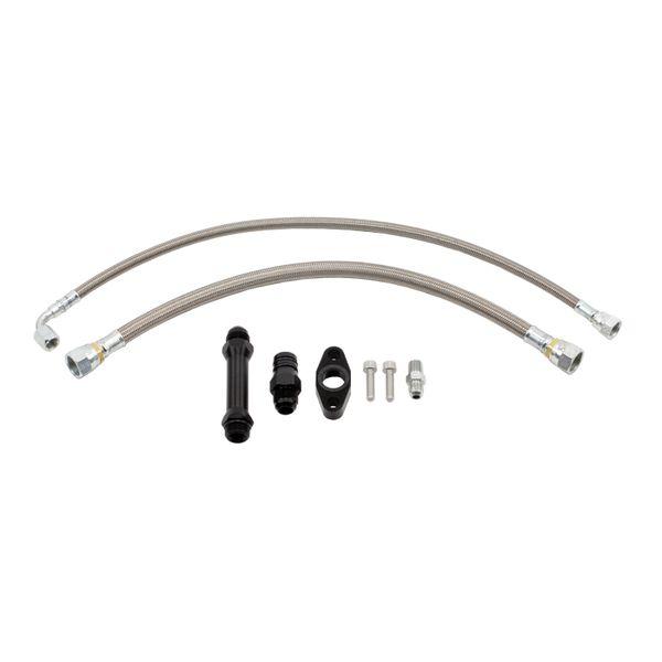 Wehrli Cummins High Mount 2nd Gen Turbo Swap Oil Line Kit wcfWCF100279 WO店