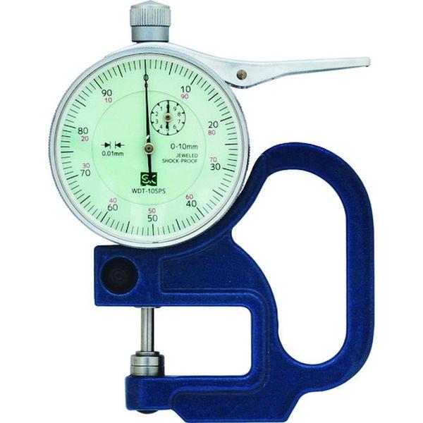 WDT10SPS  新潟精機(株) SK ダイヤルシクネスゲージ 測定子：鋼 測定範囲0〜10mm WDT10SPS-TN WO店