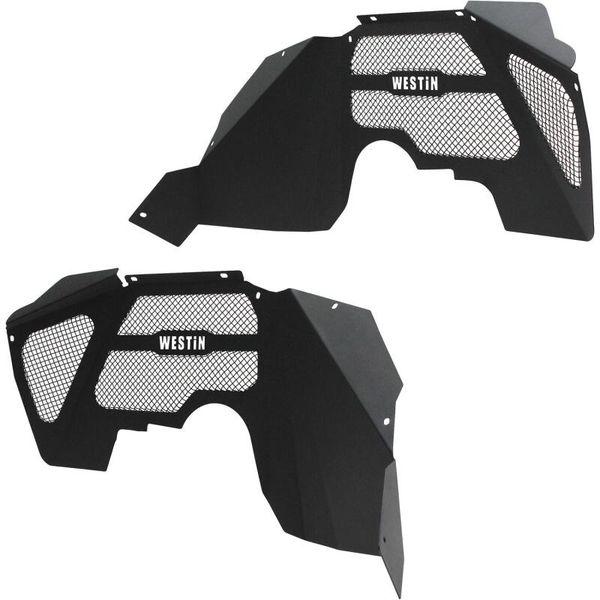 Westin 07-18 Jeep Wrangler JK Inner Fenders - Front - Textured