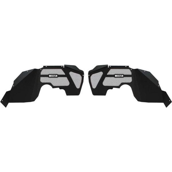 Westin 07-18 Jeep Wrangler JK Inner Fenders - Front - Textured Black wes62-11005 WO店_1