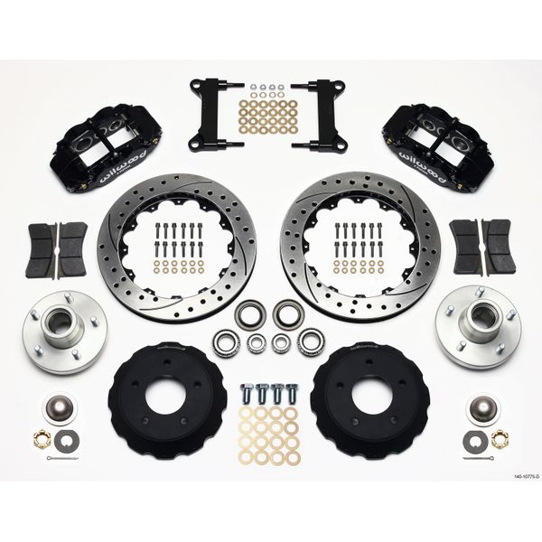 Wilwood Narrow Superlite 6R Front Hub Kit 13.06in Drilled Chevy C-10 60-87 CPP Drop Spindle wil140-10775-D WO店