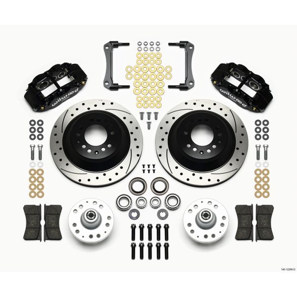 Wilwood Narrow Superlite 6R Front Hub &amp; 1PC Rtr Kit 12.88in Drilled 79-81 Camaro wil140-12280-D WO店