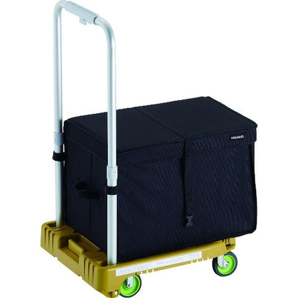 TRUSCO 樹脂台車 アイドルキャリー weego 省音車輪 オリーブ THB付 WP-2G-OG-THB WO店の通販は