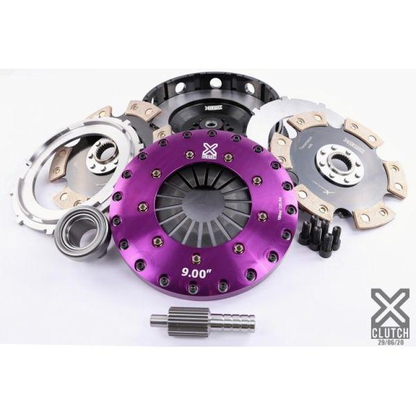 XClutch 2011 BMW 1 Series M Base 3.0L 9in Twin Solid Ceramic Clutch Kit (6 Bolt/PB in Flywheel) xclXKBM23596-2E WO店