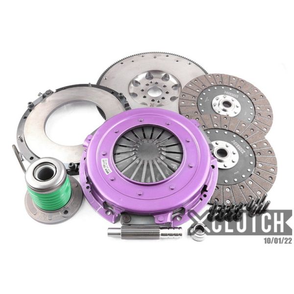XClutch 11-14 Ford Mustang GT 5.0L 10.5in Twin Solid Organic Clutch Kit xclXKFD27655-2G WO店