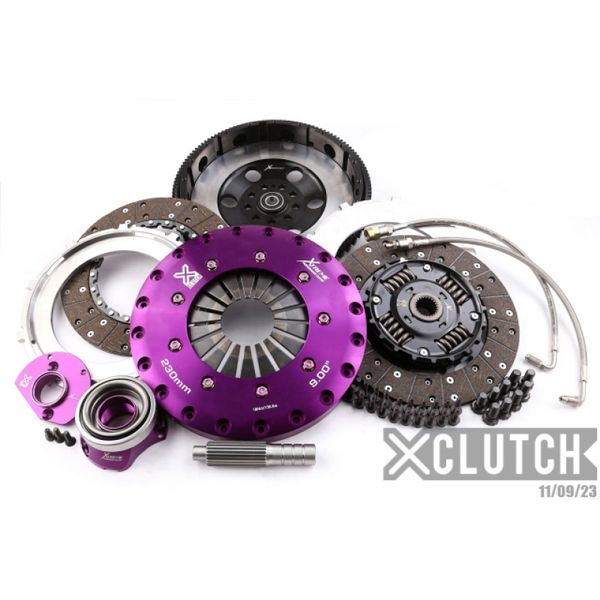 XClutch 91-92 Porsche 911 Turbo 3.3L 9in Twin Sprung Organic Clutch Kit xclXKPR23601-2A WO店
