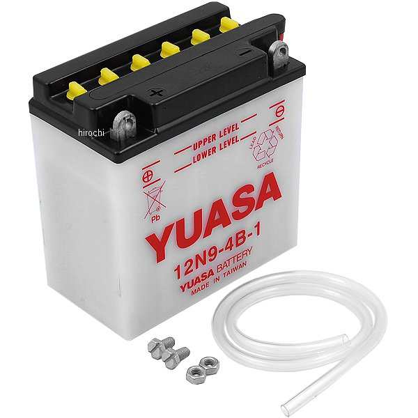 ユアサ YUASA バッテリー 開放型 12N9-4B-1 WO店