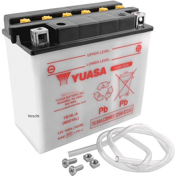 ユアサ YUASA バッテリー 開放型 YB18L-A YB18-LA WO店 20,912円