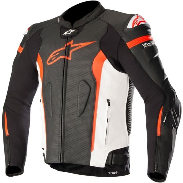 アルパインスターズ Alpinestars 春夏モデル レザージャケット Missile Tech Air 黒 白 蛍光赤 50サイズ Wo店の通販はau Pay マーケット ヒロチー商事