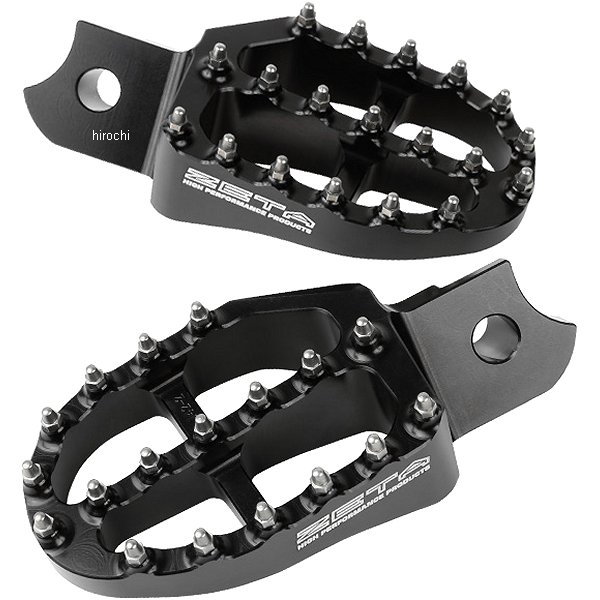 ジータ ZETA アルミニウムフットペグ 09年-17年 KX450F、KX250F 黒 WO店