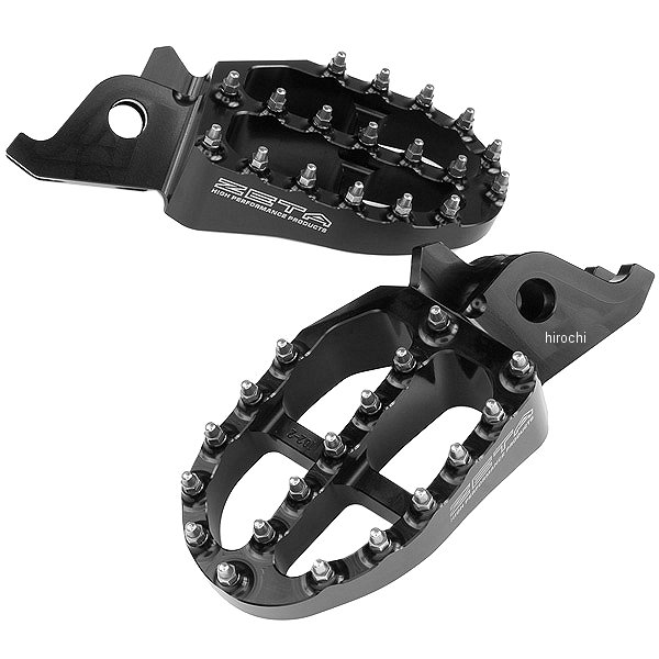 ジータ ZETA アルミニウムフットペグ 02年-18年 CRF450、CRF250、CRF150 黒 WO店