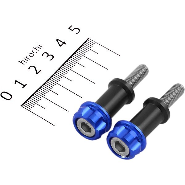 デイトナ プレミアムゾーン ツーリングフック 汎用 M6 青 2個 WO店