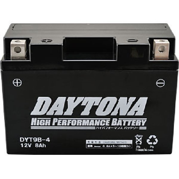 デイトナ ハイパフォーマンスバッテリー DYT9B-4 WO店