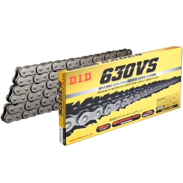 4525516262798 DID 大同工業 チェーン 630VS V シリーズ スチール 136L カシメ WO店