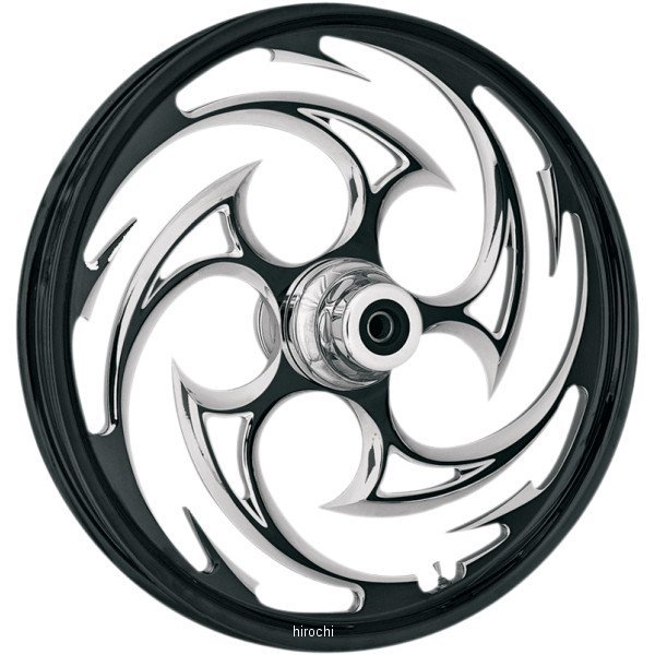 RCコンポーネンツ フロントホイール 21x3.5 サベージ イクリプス 08年-13年 FLT ABS有り/デュアル 黒 WO店