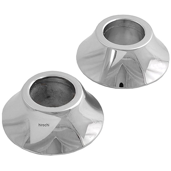 RCコンポーネンツ テーパー フロント アクスル スペーサー 00年-07年 FLH クローム ペア WO店の通販は