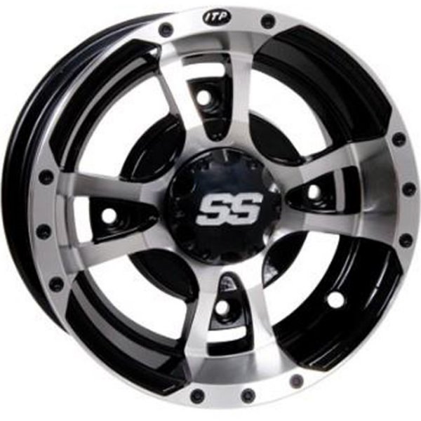 ITP ホイール アロイ S12M 9x8 4/110 3+5 シルバー WO店の通販は 21,747円