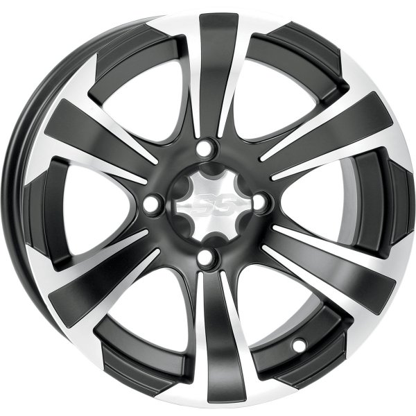 ITP ホイール SS アロイ 312B 14x8 4/110 3+5 黒 WO店