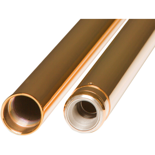 カスタムサイクル フォークチューブ 41mm 20.25インチ(514mm) ゴールド FLT/FLHT 45890?97 WO店