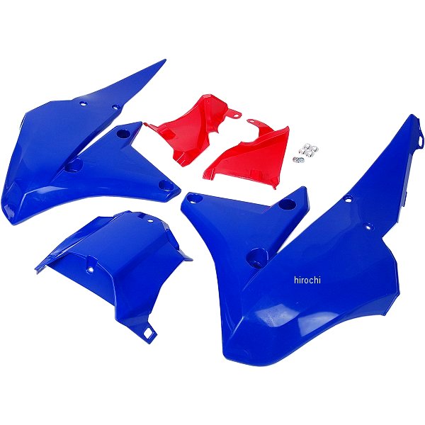 サイクラ CYCRA ラジエーターシュラウド エアボックスカバー付き 06年以降 YZ450F、YZ250F 青 WO店の通販は