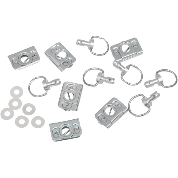 サイクルパフォーマンス Cycle Performance カウル ファスナーキット Dリング クリップ シルバー WO店 18,124円