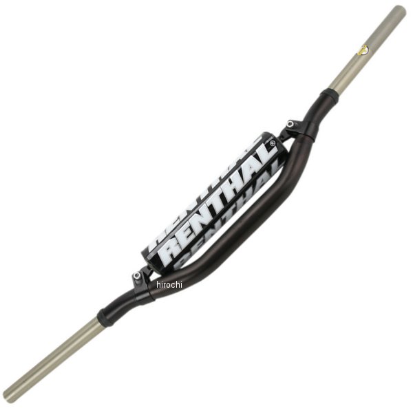 レンエテ公 RENTHAL 22粍 手持ち部分赤ちょうちん 06年今後 YZF/YZ 921 黒 WO店