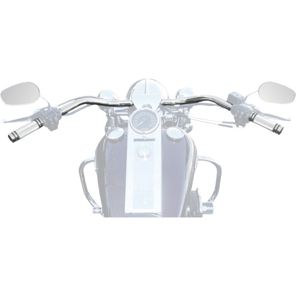 バロン BARON 1.25インチ ハンドルバー 5インチ ビックジョンソン クローム 0601-0996 WO店