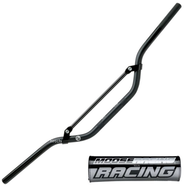 ムースレーシング MOOSE RACING 22mm ハンドルバー コンペティション CR アルミ LOW 黒 WO店