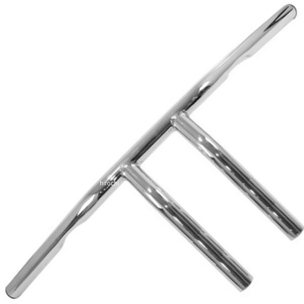 エムゴ EMGO 1インチ ハンドルバー 8インチ T-Bar クローム ディンプル有り WO店