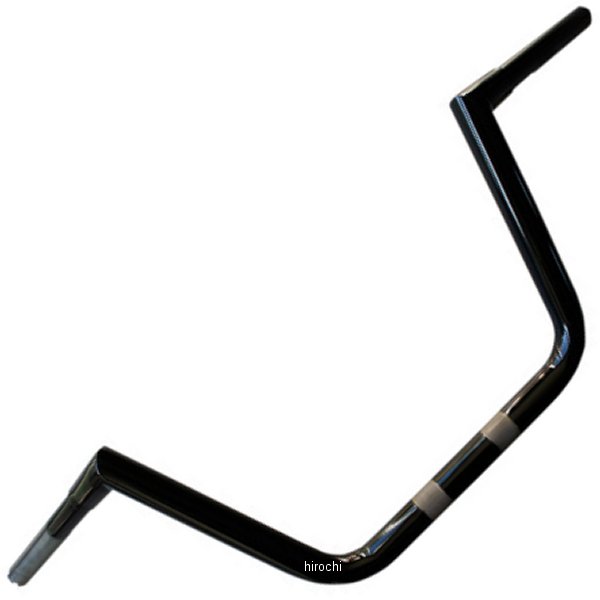 LAチョッパーズ LA Choppers 1.25インチ ハンドルバー Big Twin 10インチ 黒(つや有り) WO店